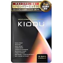 Amazon.co.jp: KIDOU キドウ メンズサプリメント 亜鉛 マカ トンカット